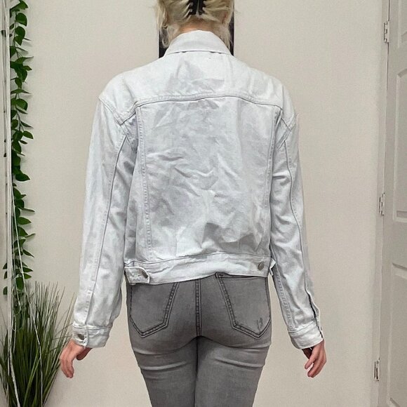 Levi's Long Sleeve Button-Up Denim Jacket Chest Pocket Size S Blue - Picture 4 of 6